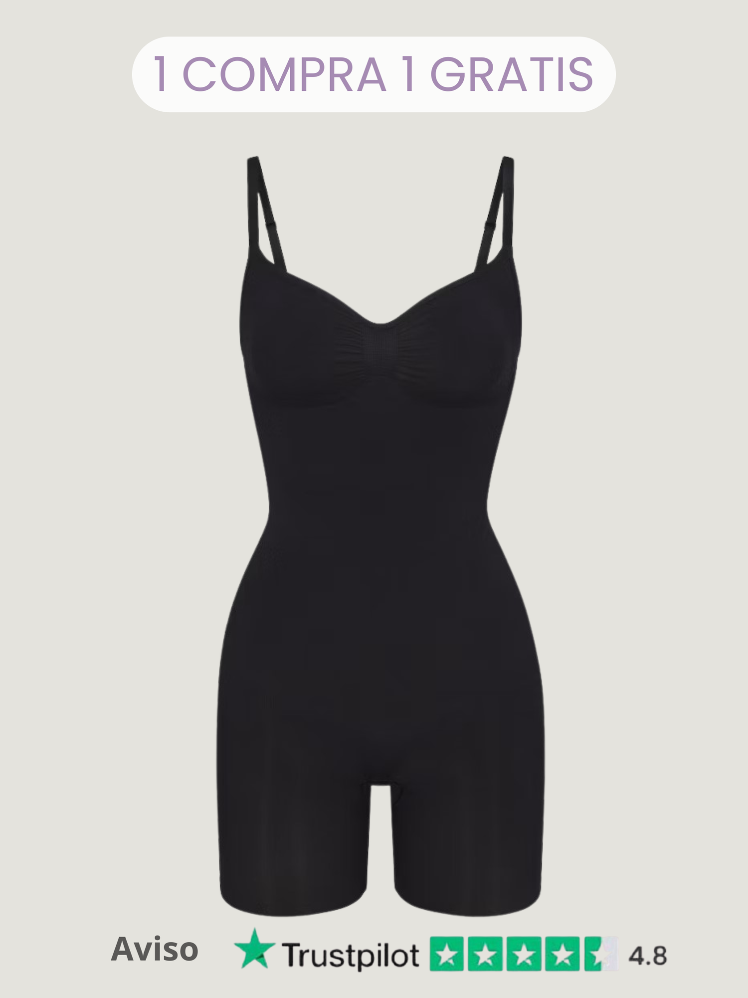 Body corto moldeador