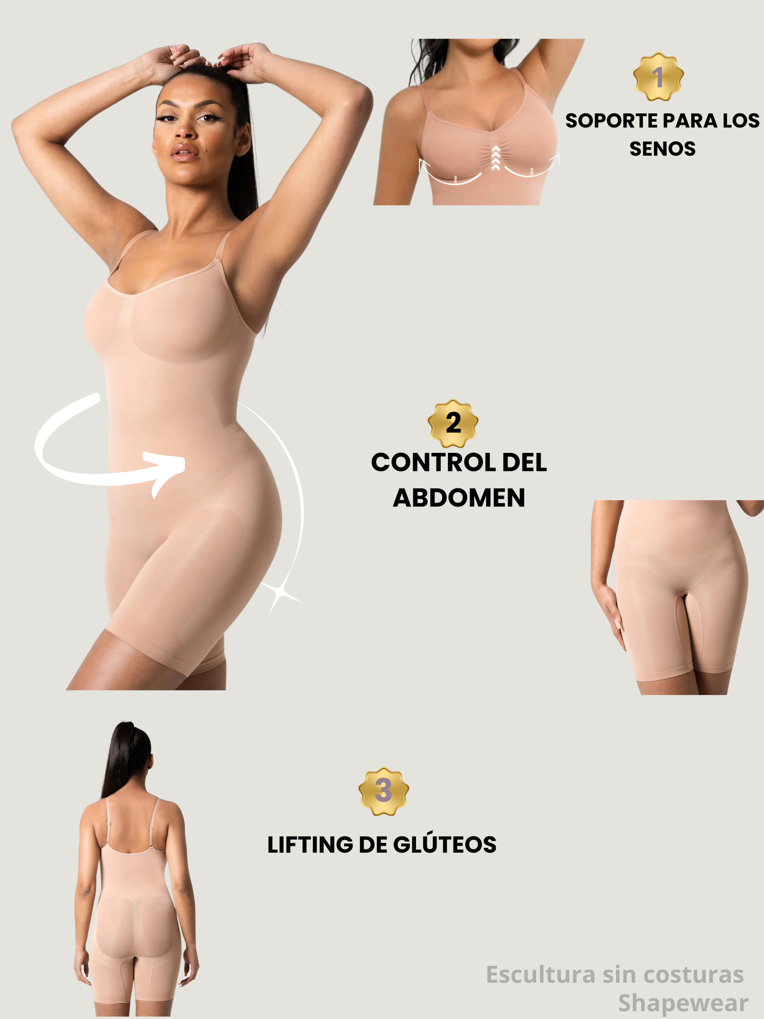 Body corto moldeador